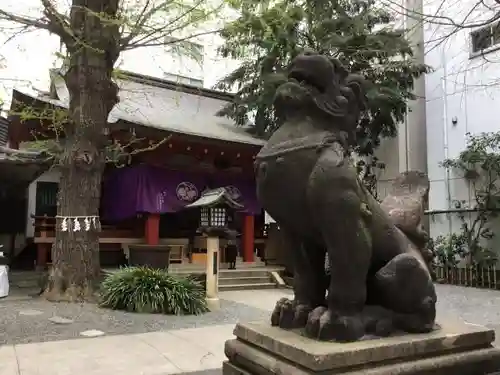 日本橋日枝神社の狛犬