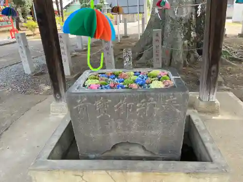 小泉神社の手水