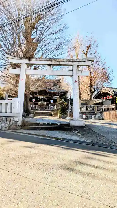 滝野川八幡神社の鳥居