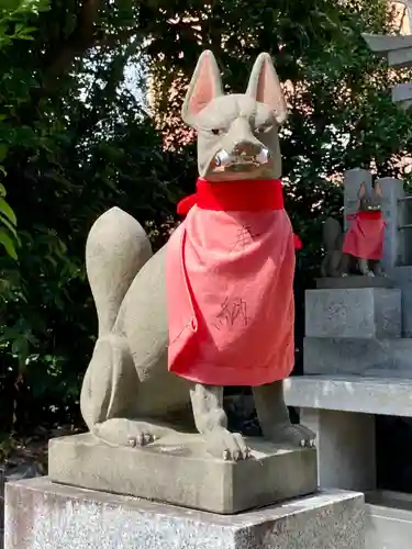 折上稲荷神社の狛犬