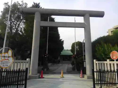 上平井天祖神社の鳥居