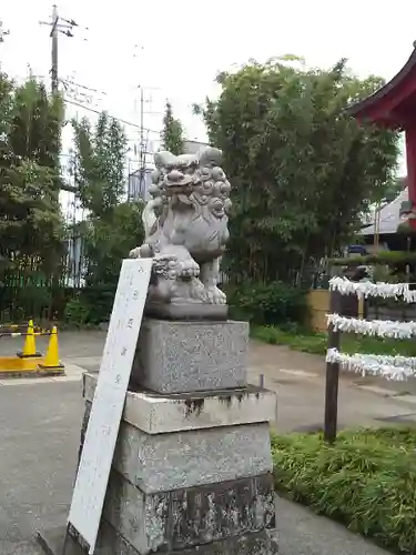 鷺宮八幡神社の狛犬