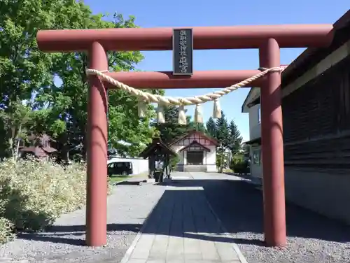 倶知安神社頓宮の鳥居