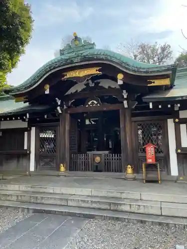 白金氷川神社の本殿・本堂