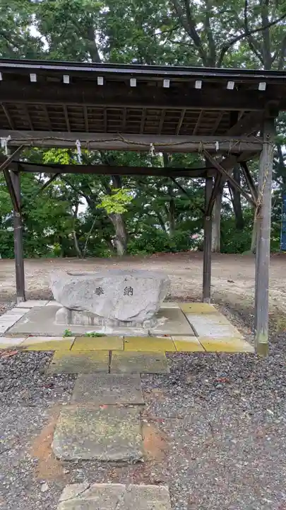 愛國神社の手水舎