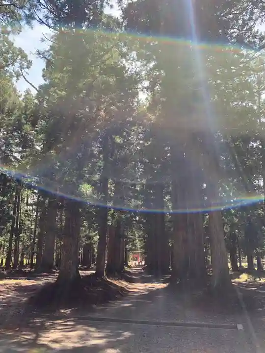 岩手山神社の自然