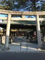 賣布神社の鳥居