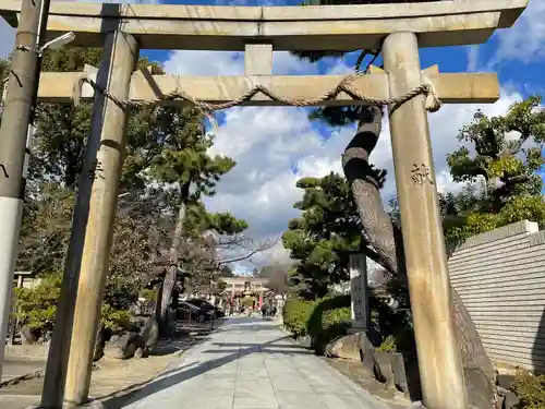 阿部野神社の鳥居