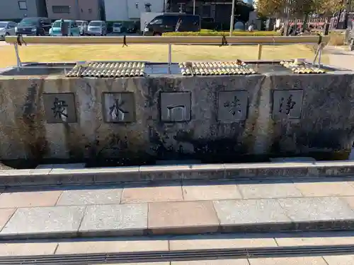 築地本願寺（本願寺築地別院）の手水舎