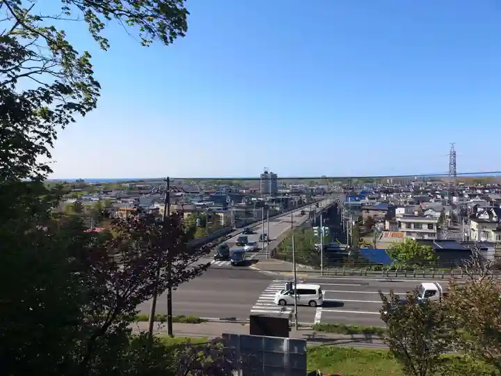 星置神社の周辺