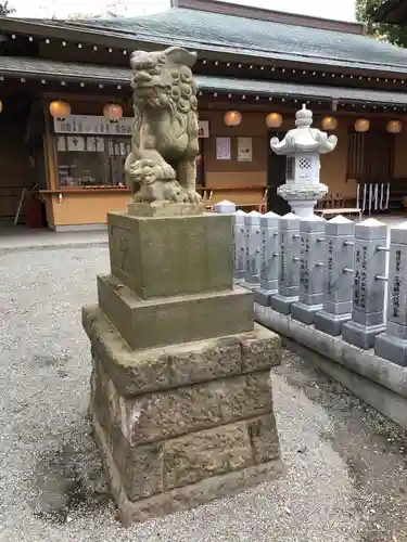 星川杉山神社の狛犬