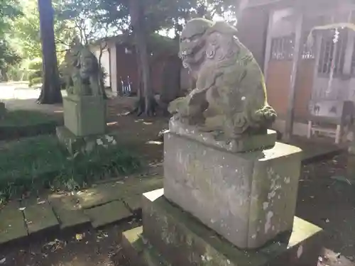 都部八坂神社の狛犬