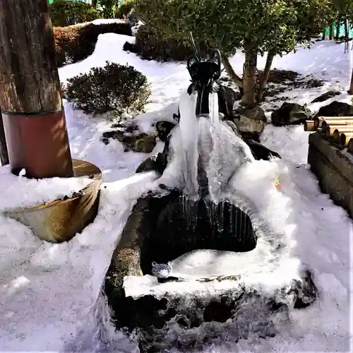 大鏑神社の手水