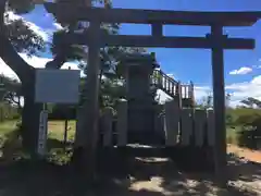 大虫神社（鬼ヶ嶽山頂）の鳥居