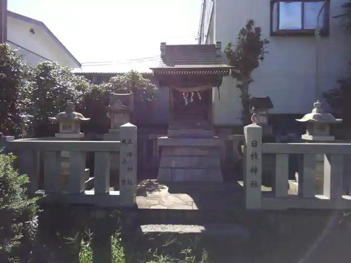 上一色日枝神社の本殿・本堂