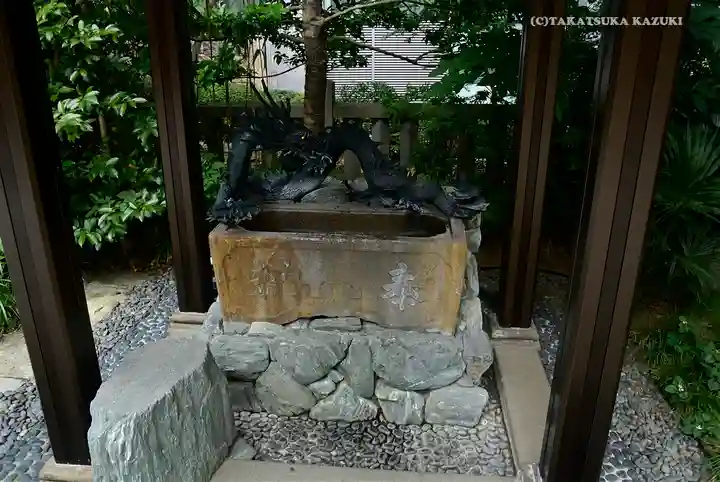 六本木天祖神社の手水舎