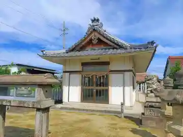 白山社の本殿・本堂