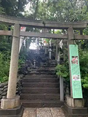 多摩川浅間神社の鳥居