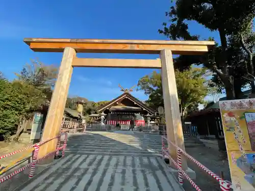 和泉國一之宮　大鳥大社の鳥居