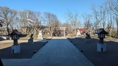 釧路一之宮 厳島神社の庭園