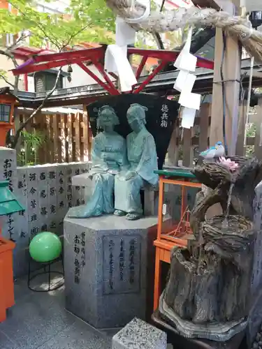 露天神社（お初天神）の像