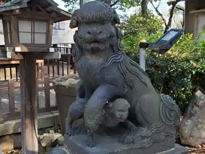 七社神社の狛犬
