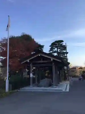 開成山大神宮の手水舎