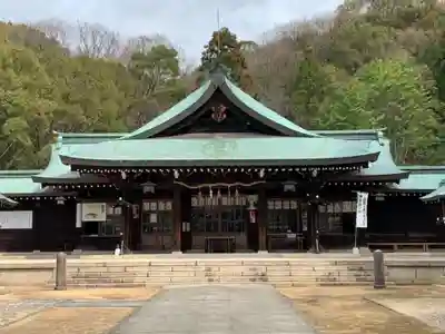岡山縣護國神社の本殿・本堂
