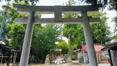 山王稲穂神社の鳥居