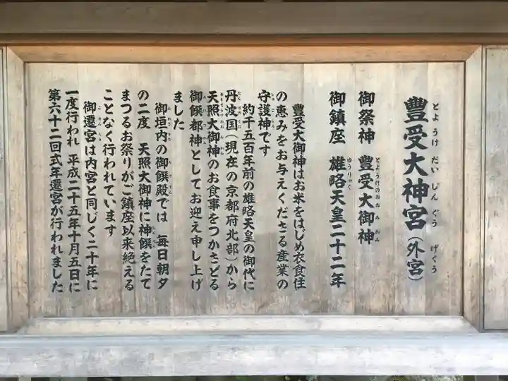伊勢神宮外宮(豊受大神宮)の歴史