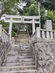 産土八幡神社の鳥居