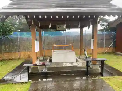 谷地頭神社の手水舎