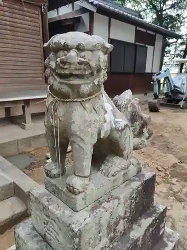 石井八幡宮の狛犬