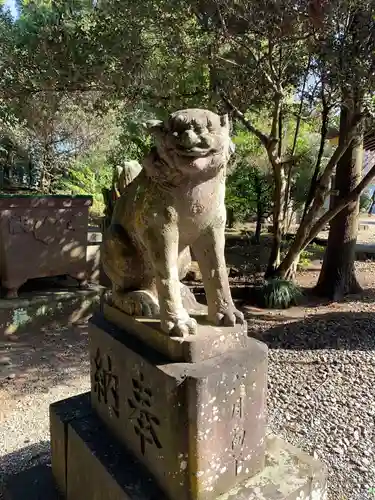 姉埼神社の狛犬