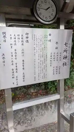 七所神社（伏屋七所神社）の歴史