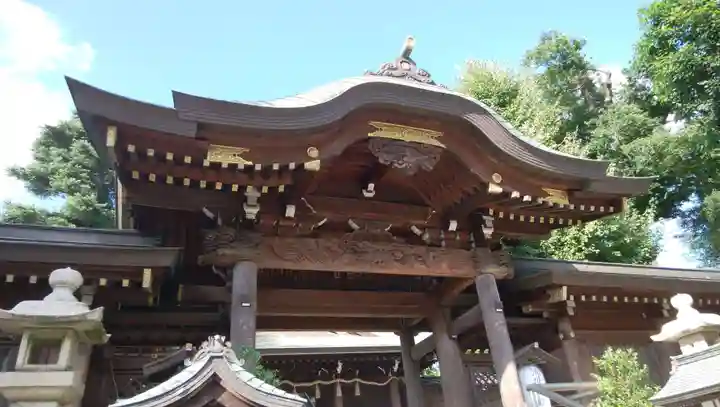鳩ヶ谷氷川神社の山門・神門