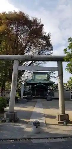 小岩田天祖神社の鳥居