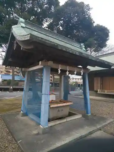 新曽氷川神社の手水舎