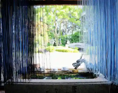 温泉山 安楽寺(四国霊場第六番札所)の手水舎