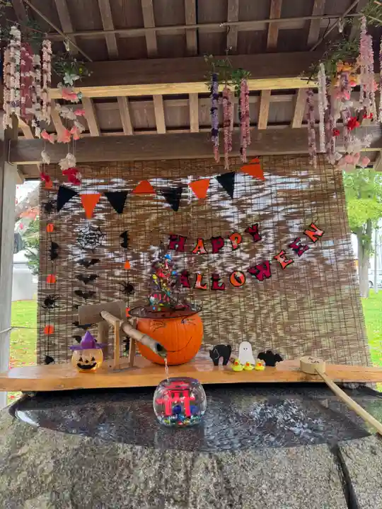 当別神社の手水舎