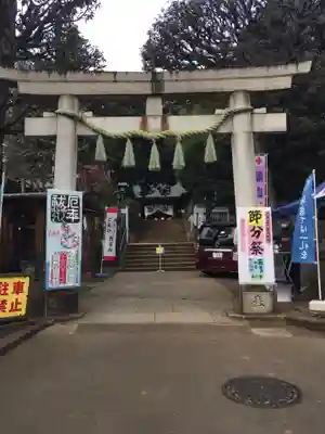 太子堂八幡神社の鳥居
