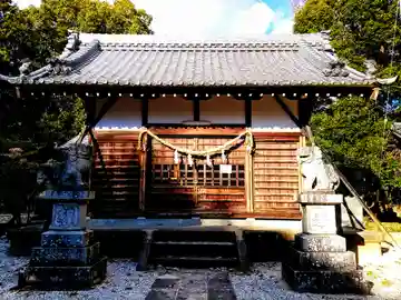 八幡社(中田八幡社)の本殿・本堂