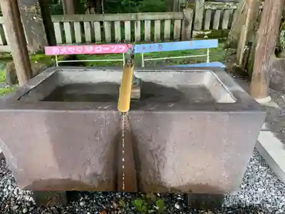 諏訪大社の手水舎