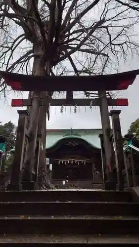 下総国三山　二宮神社の鳥居