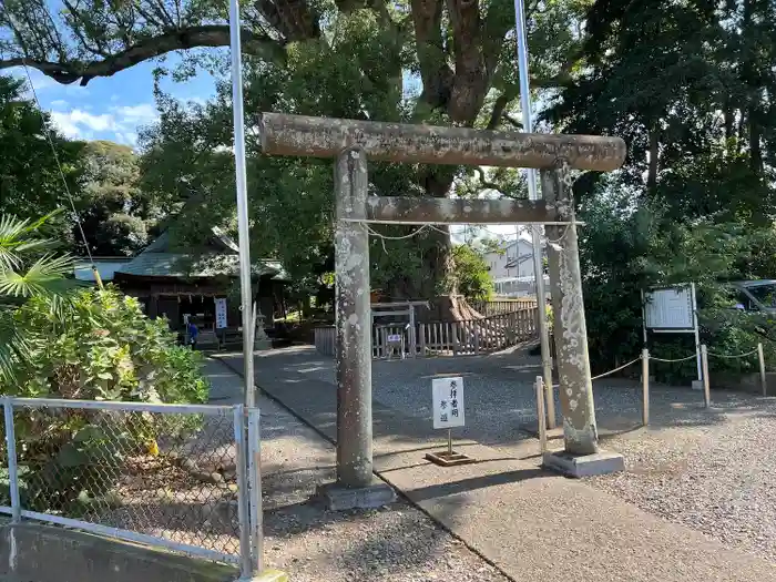 伊勢神明社の鳥居