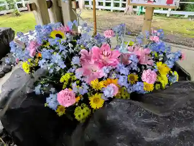 上川神社の手水舎