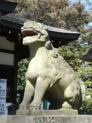 登渡神社の狛犬