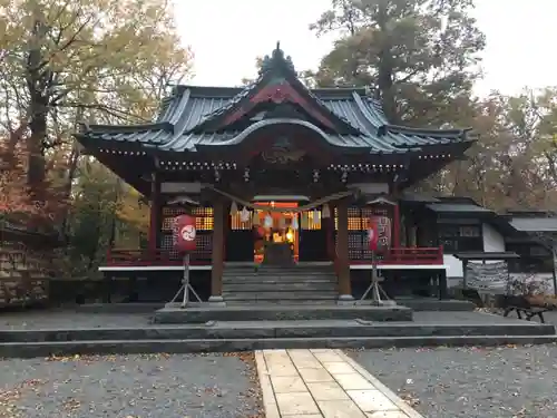 山中諏訪神社の本殿