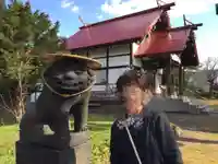 江部乙神社の狛犬