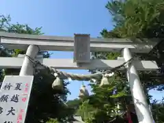 鎮守氷川神社の鳥居